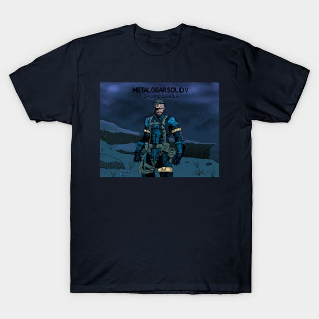 Big Boss Ground Zeroes T-Shirt by Art Of Lunatik